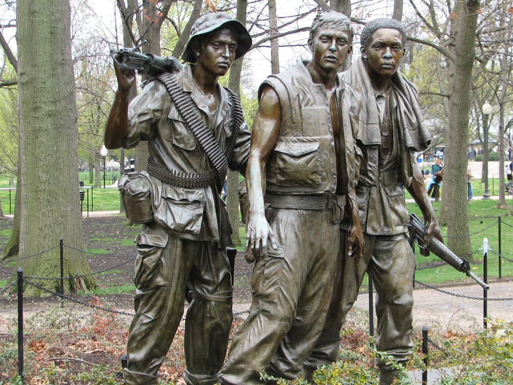 Vietnam War statue