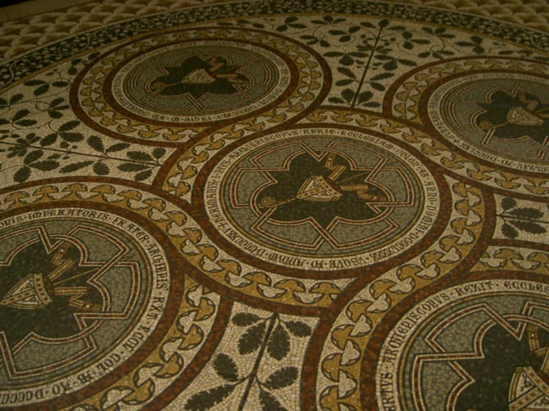 Floor of cathedral