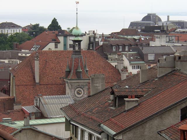 Lausanne roofs