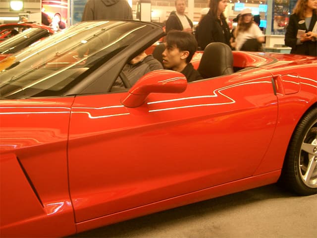 Jeff in a Vette