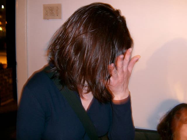 Beata doesn't like cameras