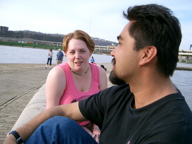 Erin and Robin at the Point