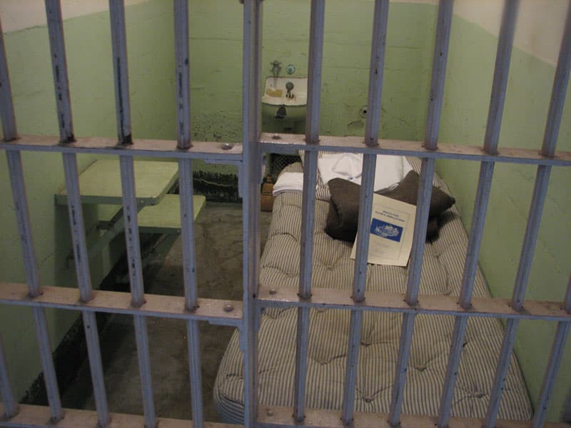 Alcatraz prison cell