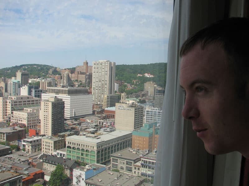 Allen enjoying the view