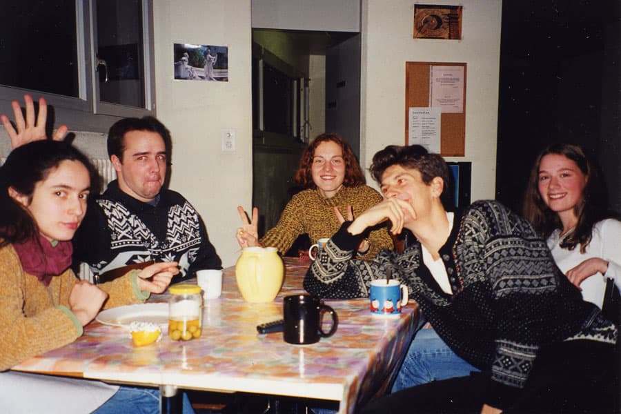 Angela, Klaus, Karin, Roman, and Christine