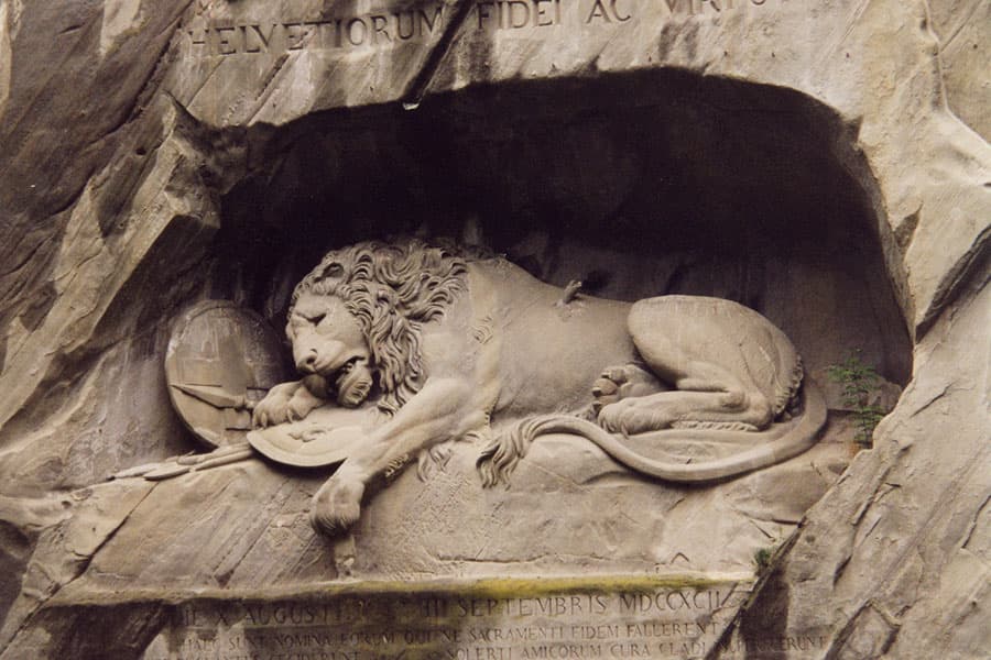 Swiss Guard monument, Luzern