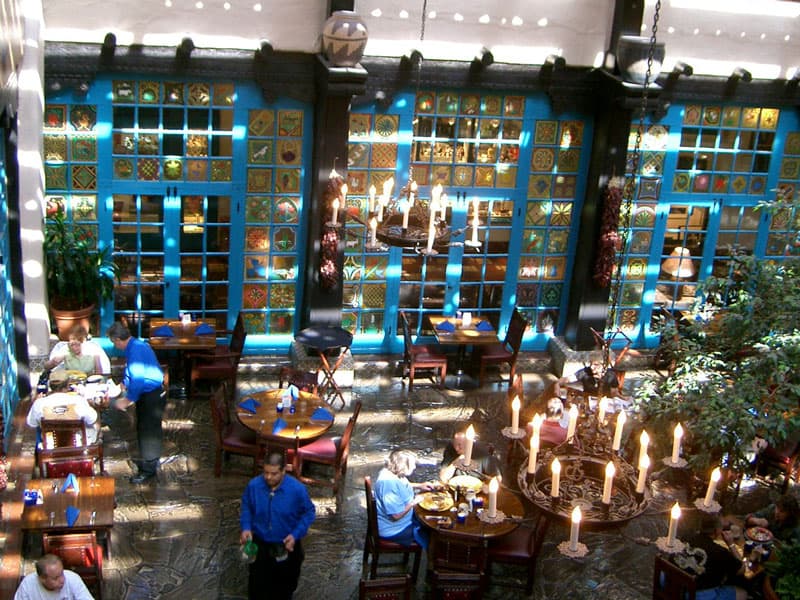 Restaurant in the La Fonda