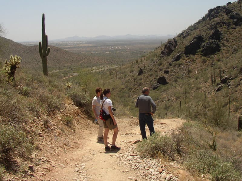 Hike in Arizona desert