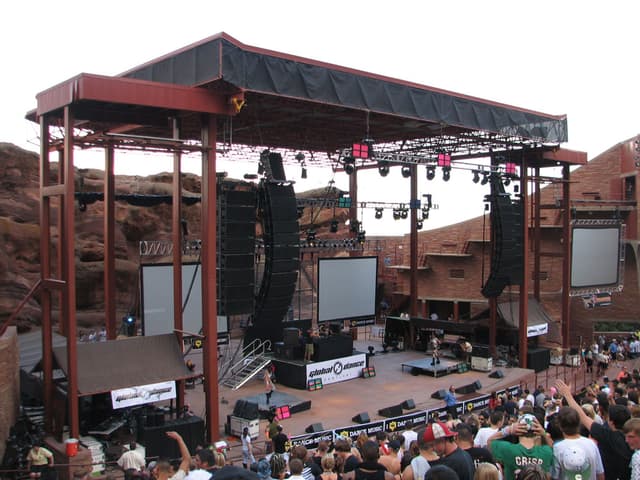 Red Rocks stage