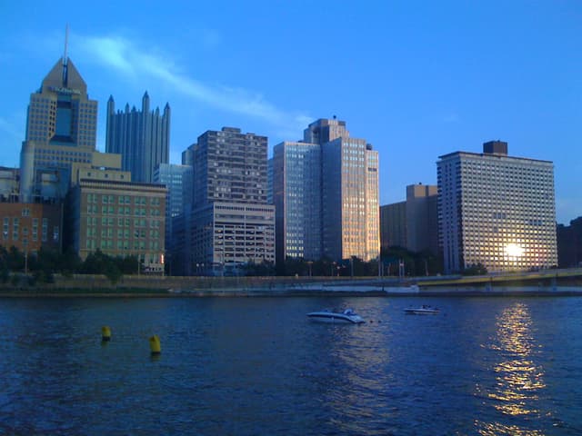 Blue skyline