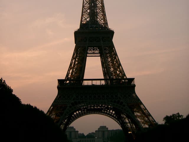 Eiffel Tower, dusk
