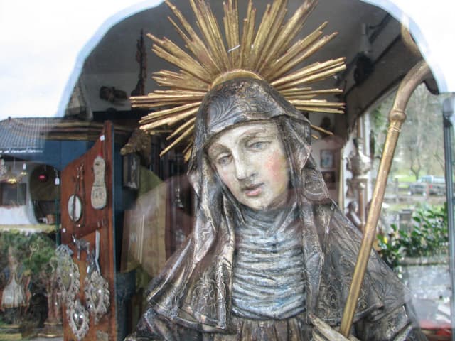 Antique shop window