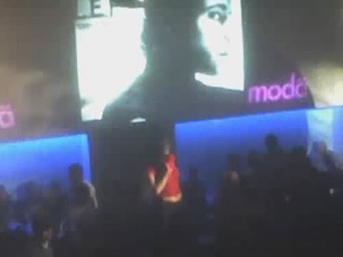 During Ferry's set