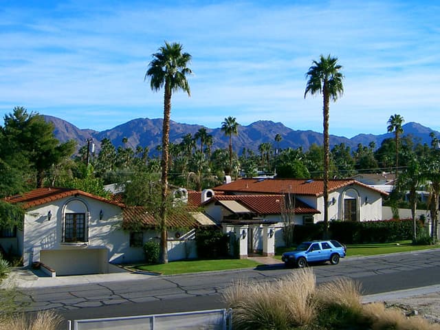 View from patio