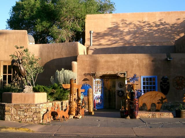 A gallery in Santa Fe